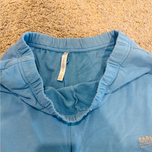 Fabletics Women's Athletic Shorts in Sky Blue - Picture 3 of 4
